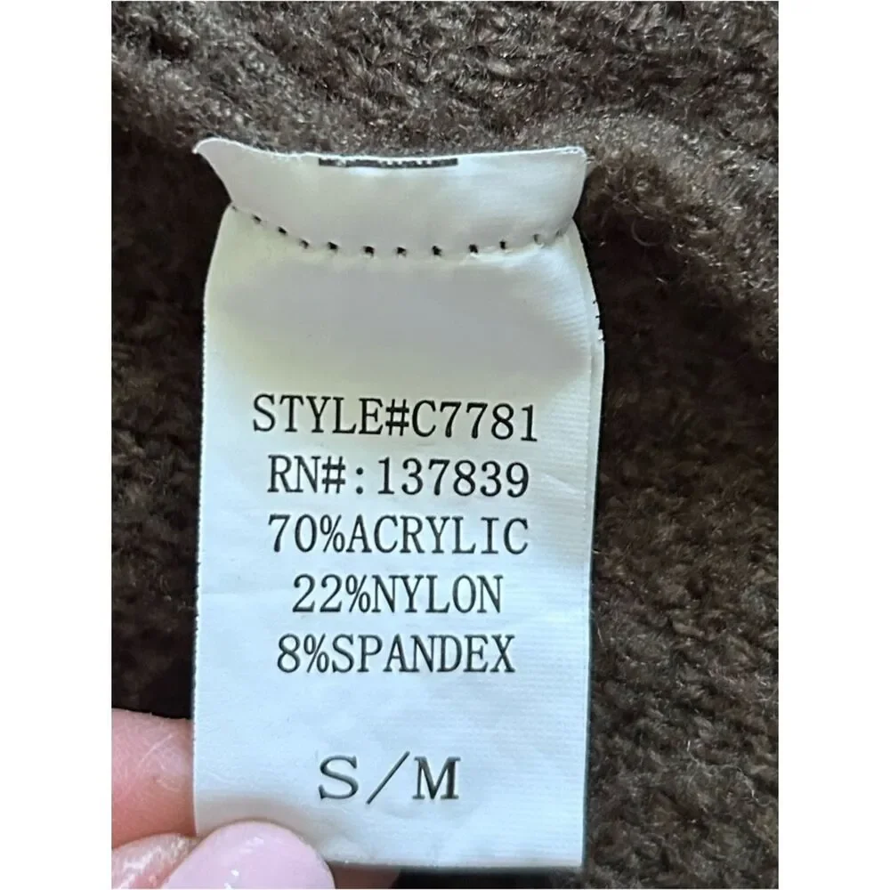 debut by Anthropologie Earth tone Open-Front Cardigan Sweater